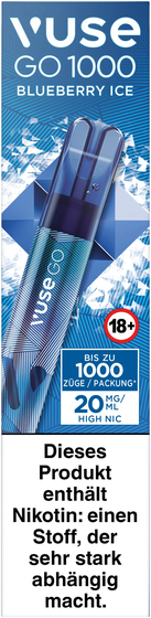 Vuse GO 1000 Bluebry Ice 20mg